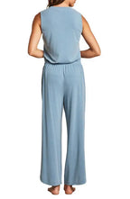 Sand Washed Jersey Piped Set Seashore