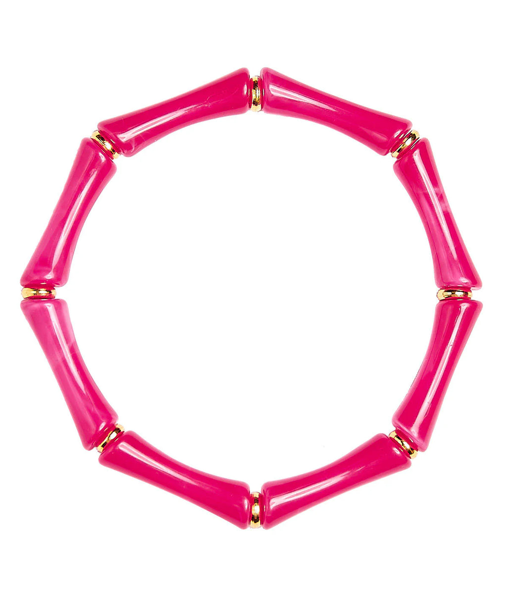 Lucy - Bamboo Acrylic Bracelet