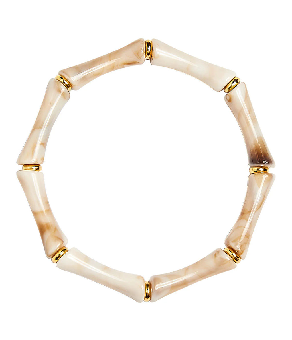 Lucy - Bamboo Acrylic Bracelet
