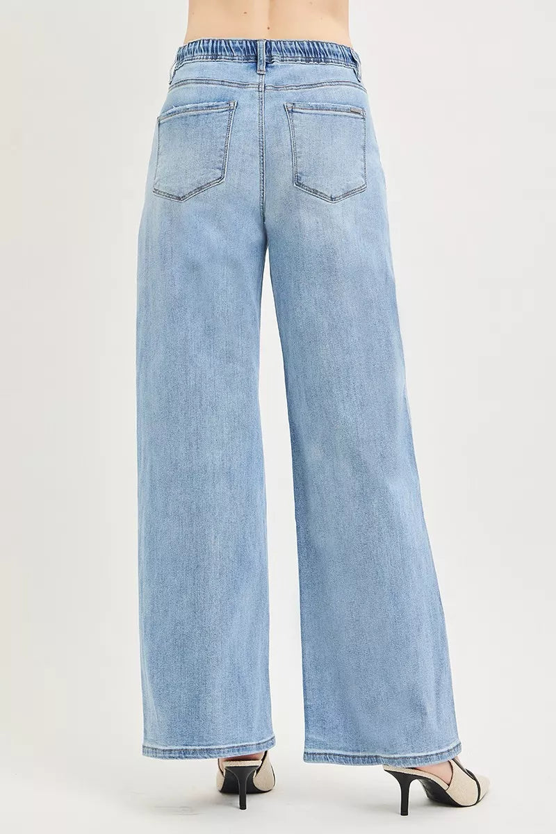 Slouchy Jeans with Drawstring