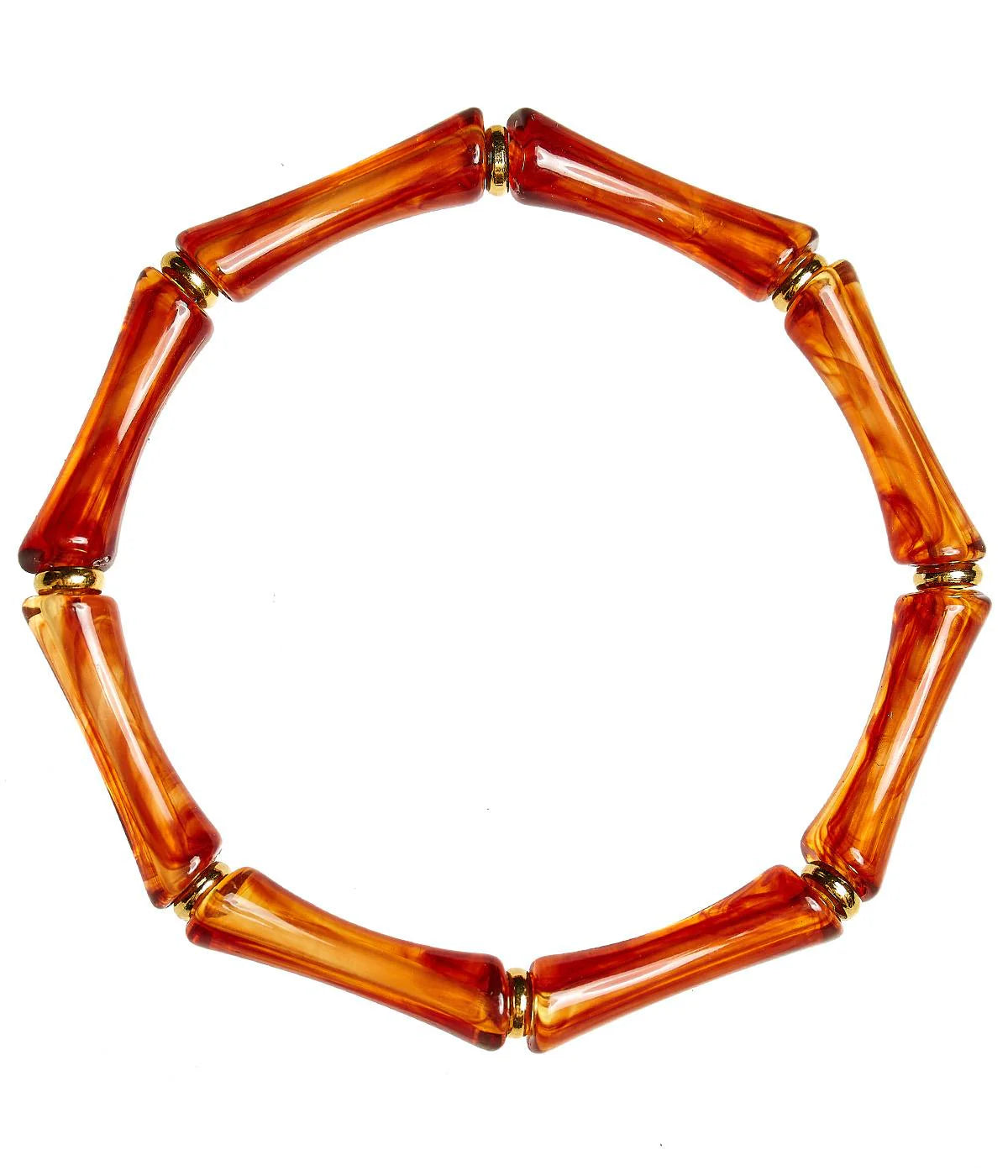 Lucy - Bamboo Acrylic Bracelet