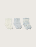 CozyChic Lite® Infant Sock Set Blue-Pearl