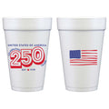 July 4th/Patriotic-America USA 250th Foam Cup 10 Pack