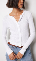 RUFFLE CARDIGAN
