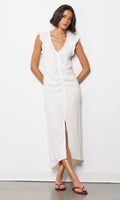 CINCHED FRONT DRESS