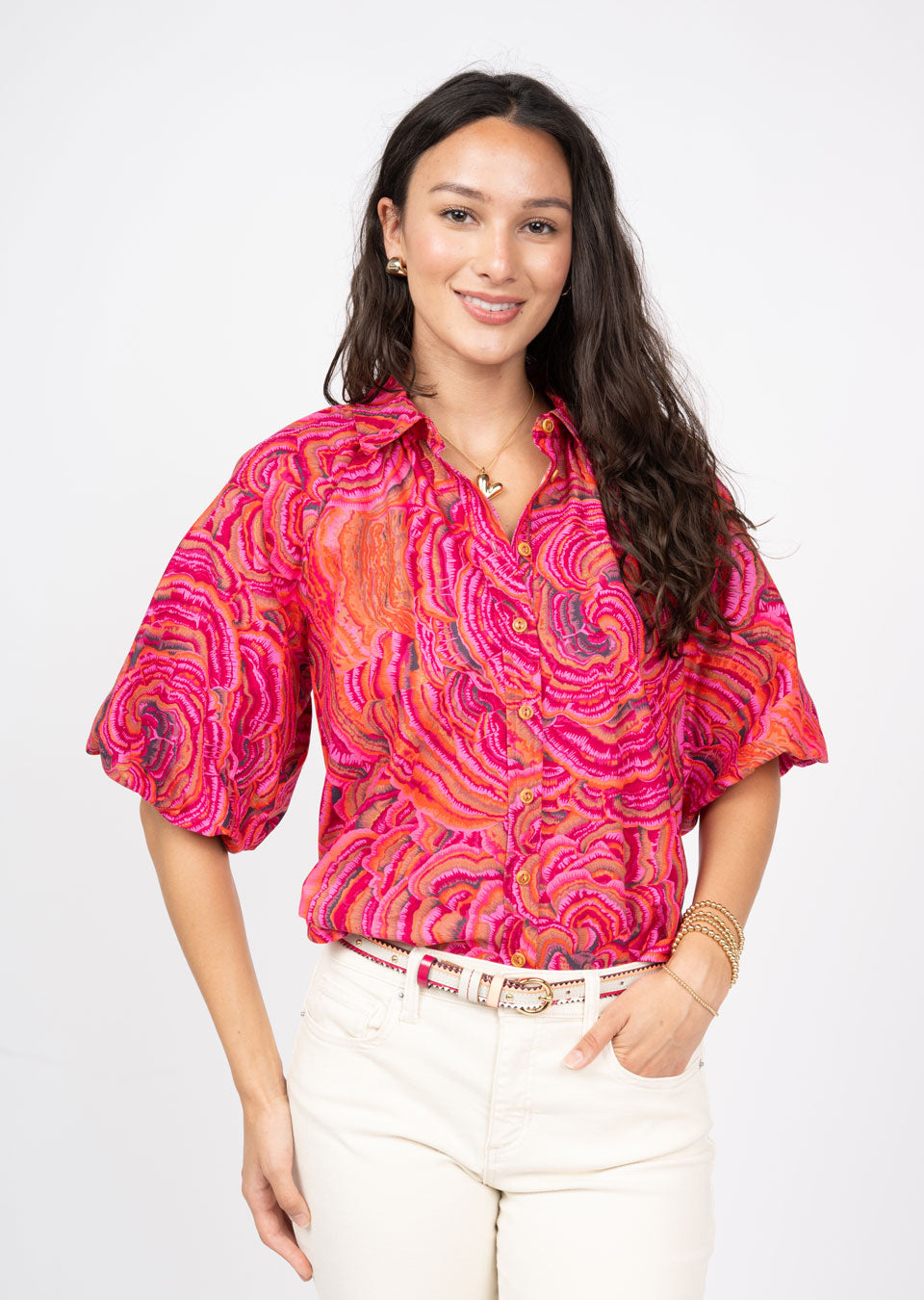 Pouf Sleeve Campshirt