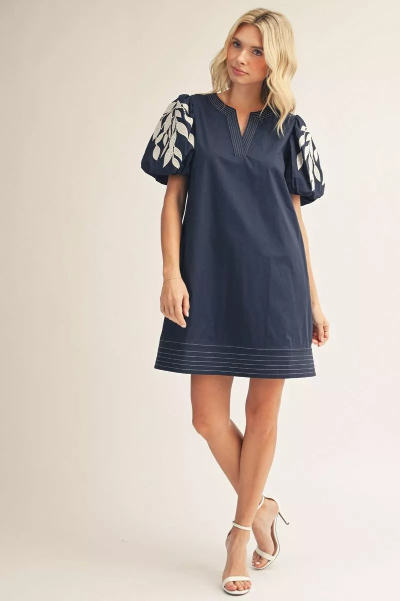 Navy Shift Dress