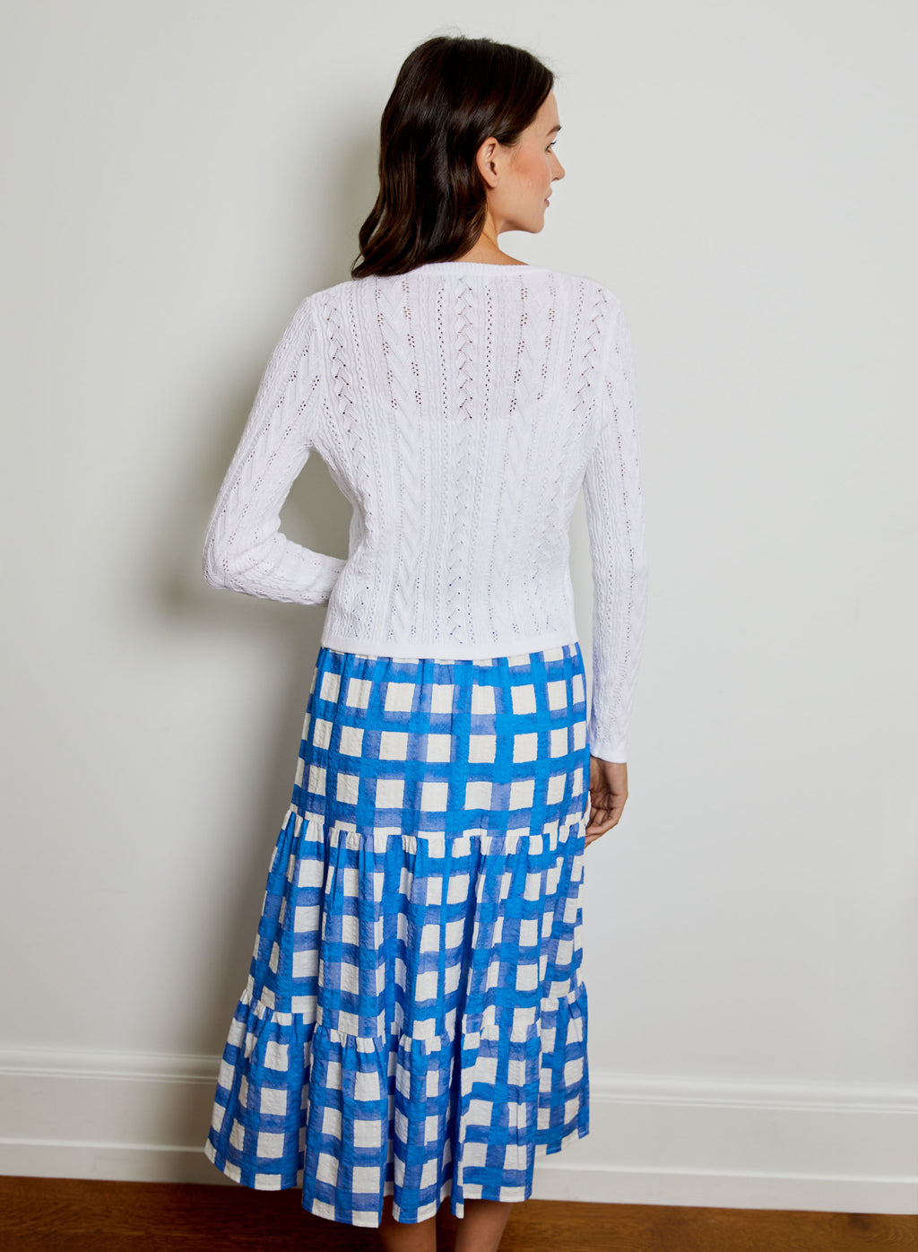 POINTELLE CREW CARDI