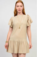 Knit Sparkle Dress Champagne
