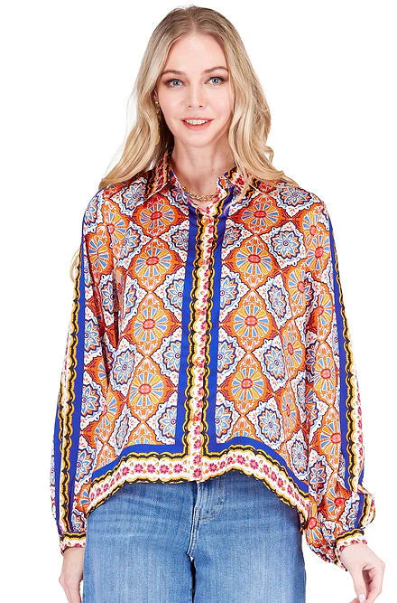 Spice Tiles Blouse