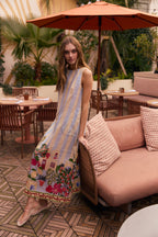 Dani Dress, Village Stripes