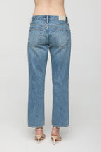 ISSA ANKLE MID RISE RELAXED ANKLE STRAIGHT