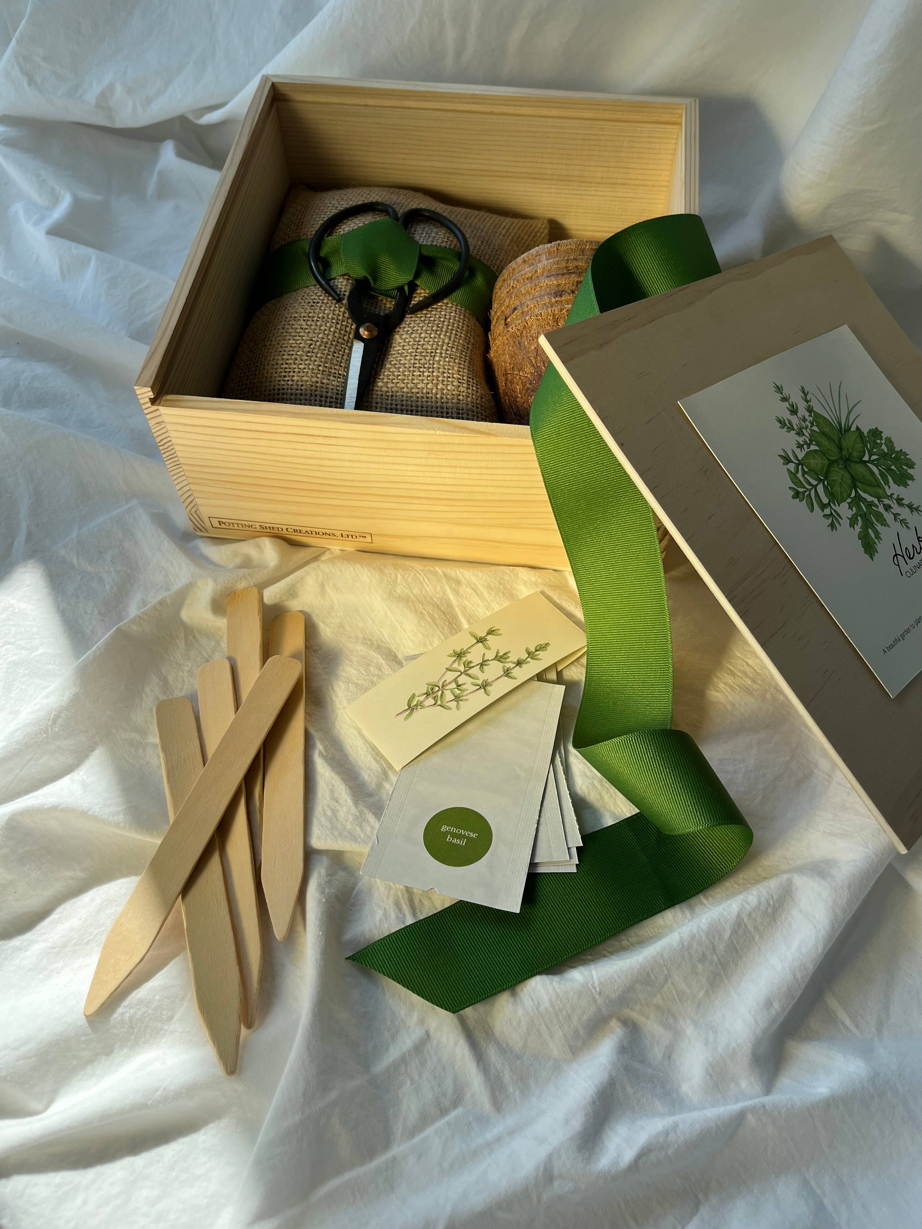 NEW Culinary Herb Garden Box | Thoughtful Gift| Spring