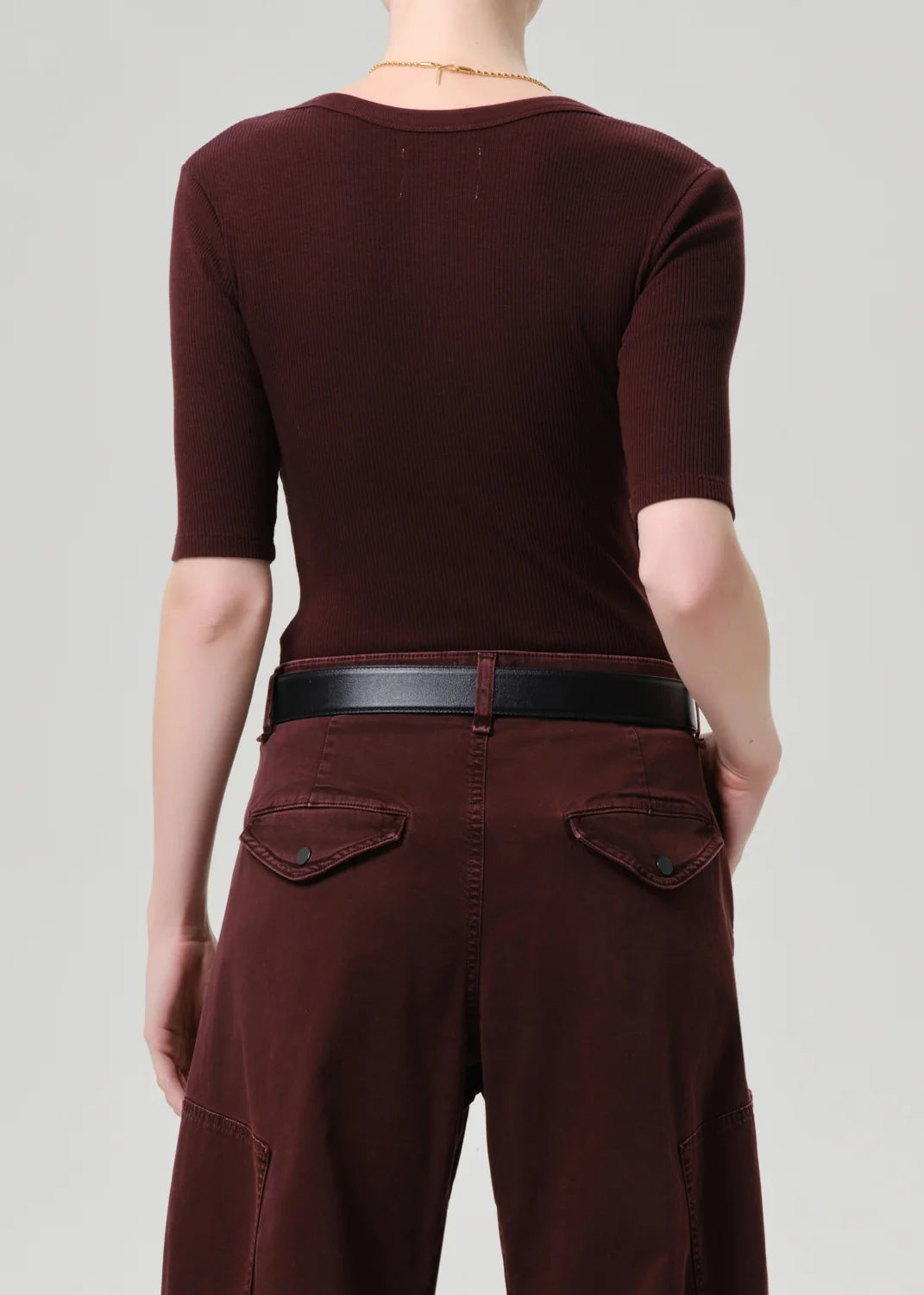 Wren Cardigan in Mahogany