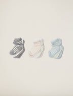 CozyChic Lite® Infant Sock Set Blue-Pearl