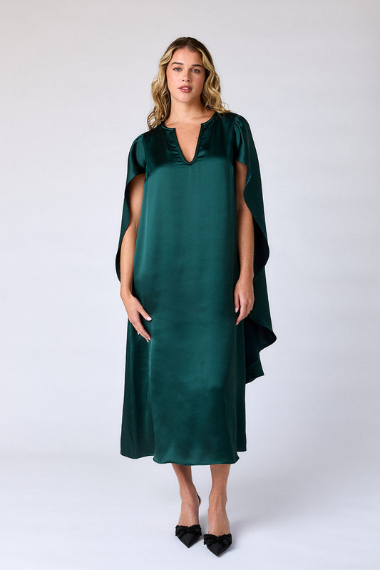 CORINTH CAPE DRESS