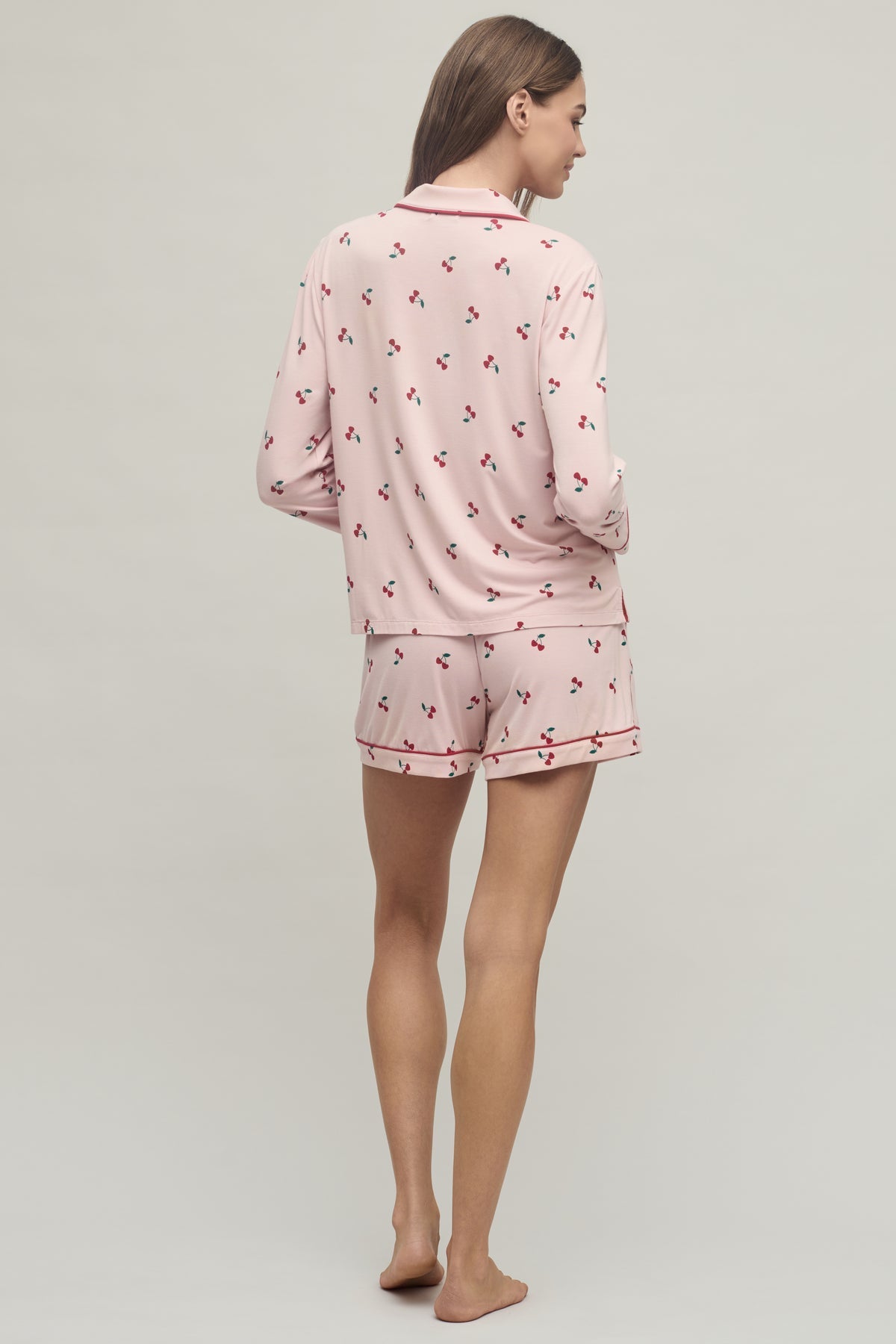 Malibu Collection® Ultra Soft Cherry PJ Set