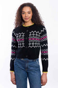FAIRISLE BUTTON CARDIGAN