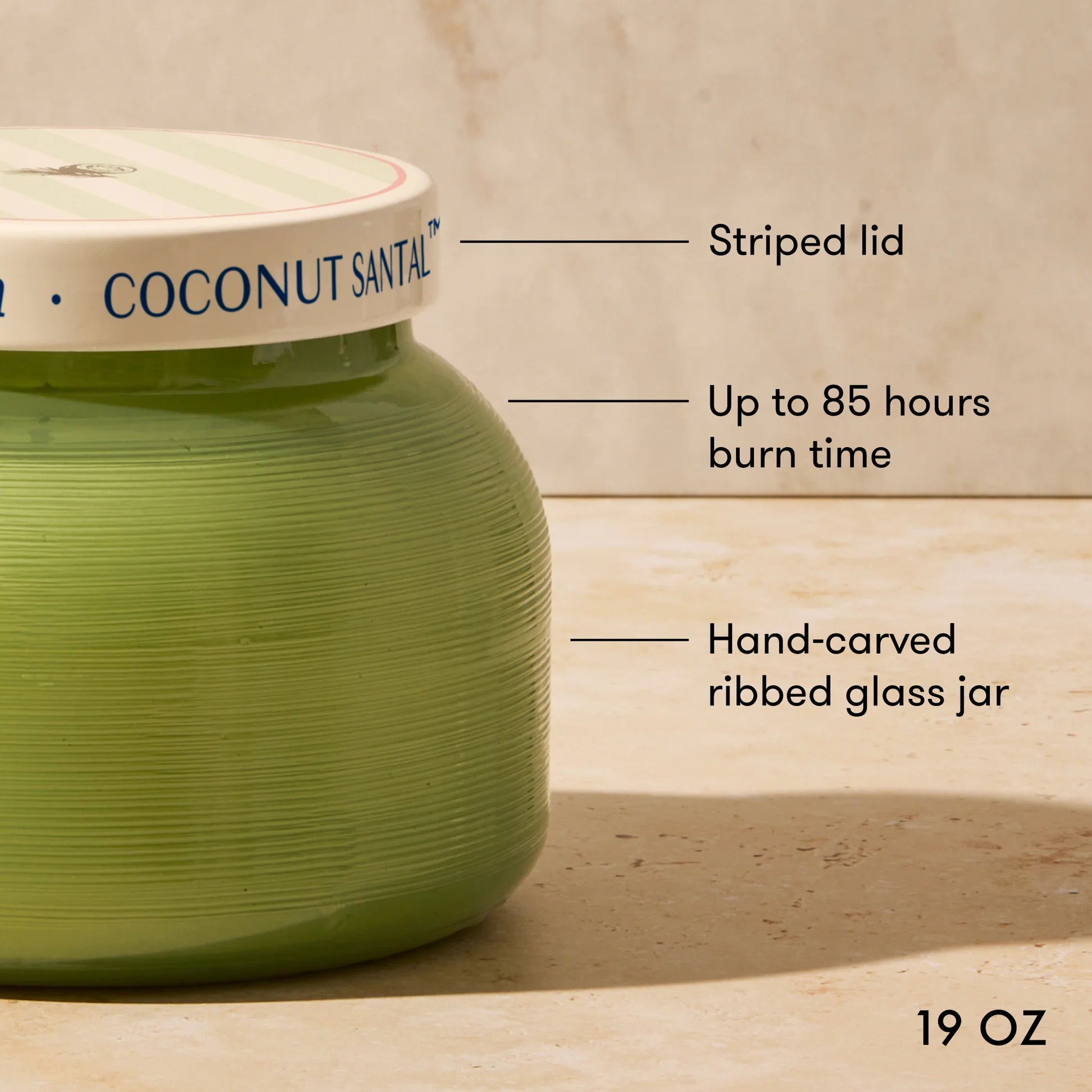 Coconut Santal Artisan Caffe Capri Signature Candle