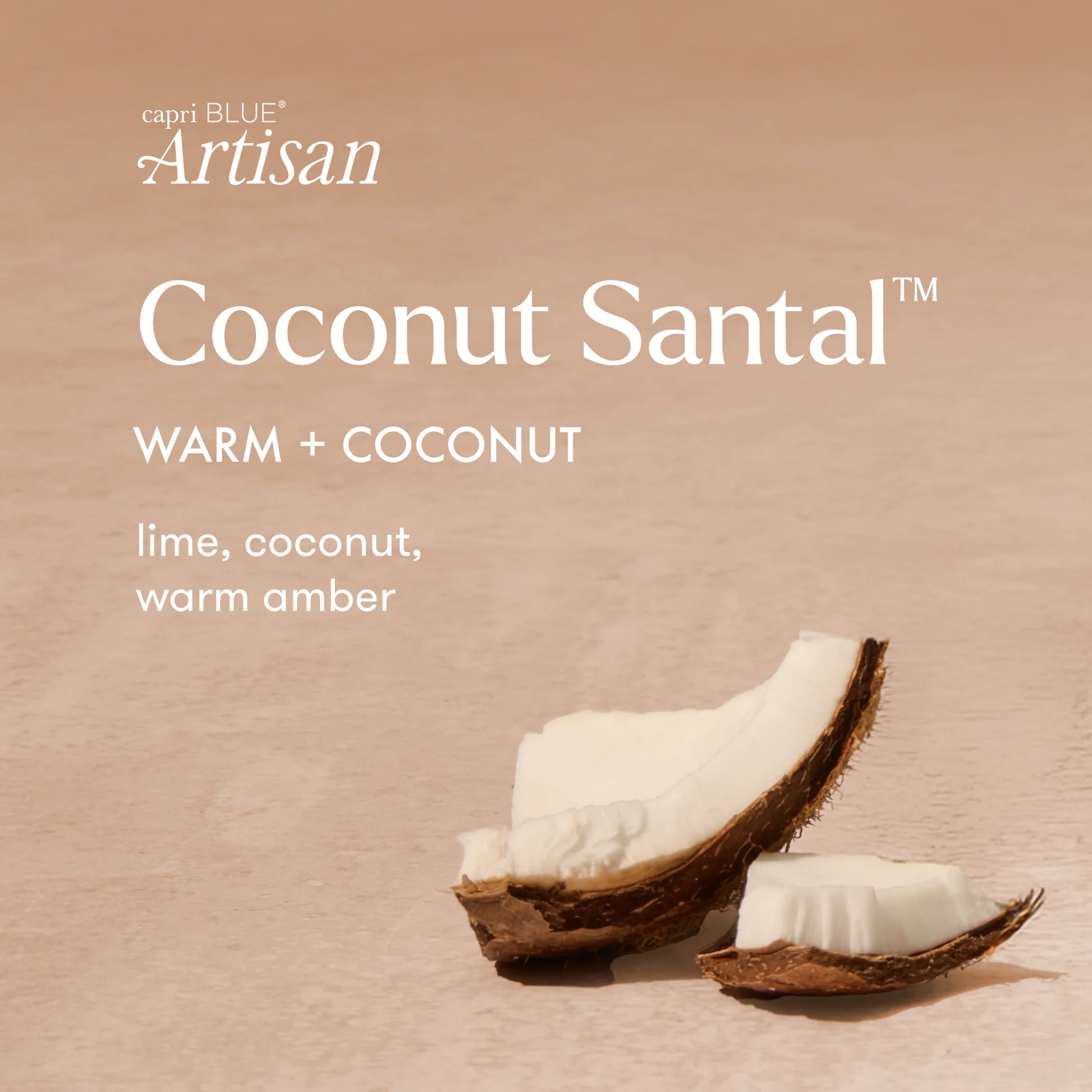 Coconut Santal Artisan Caffe Capri Signature Candle