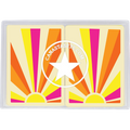 Cards-plastic PVC playing cards SUN RAYS sunshine