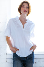 CROSBY TOP SOLID SILKY POPLIN