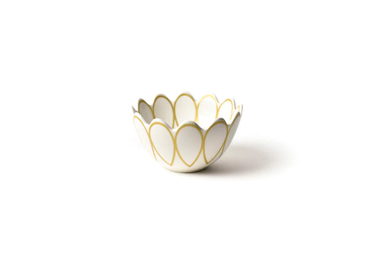 Deco Gold Scallop Dipping Bowl