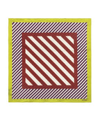 Stripes Silk 21" Bandana