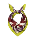 Stripes Silk 21" Bandana