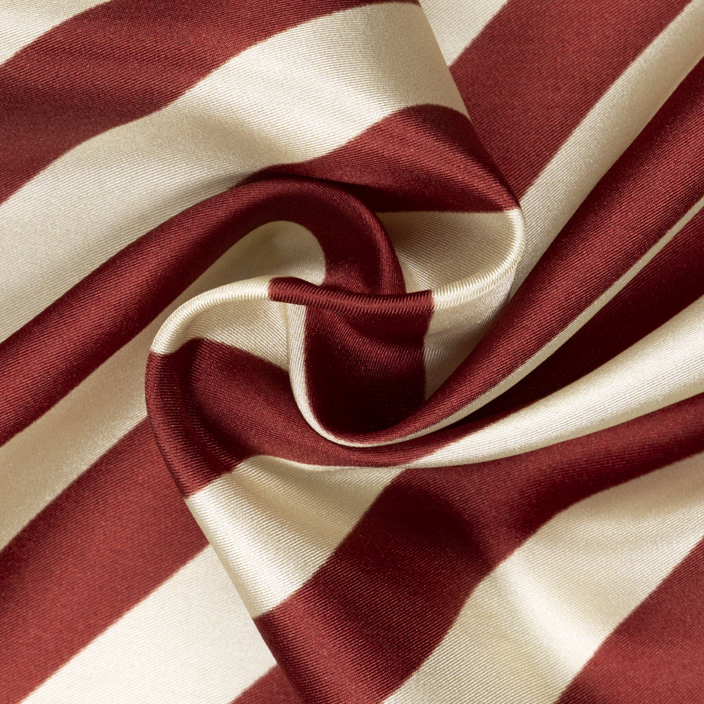 Stripes Silk 21" Bandana