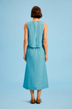 Scout Skirt, Cedar Pinstripe