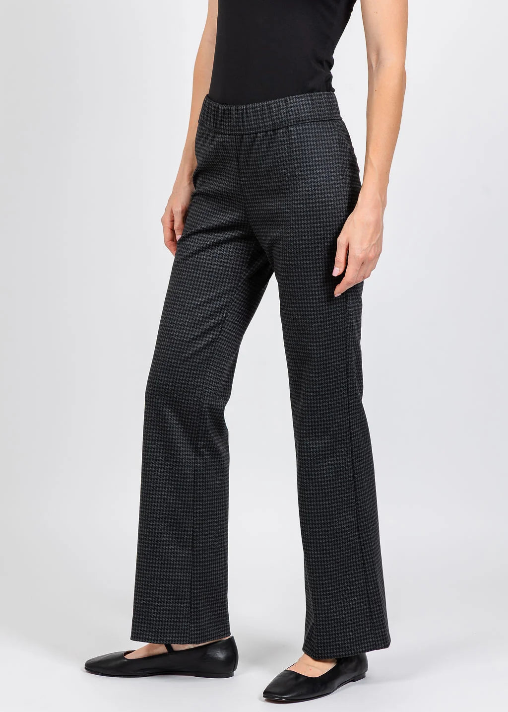 Houndstooth Pant w/Back Welt Pockets