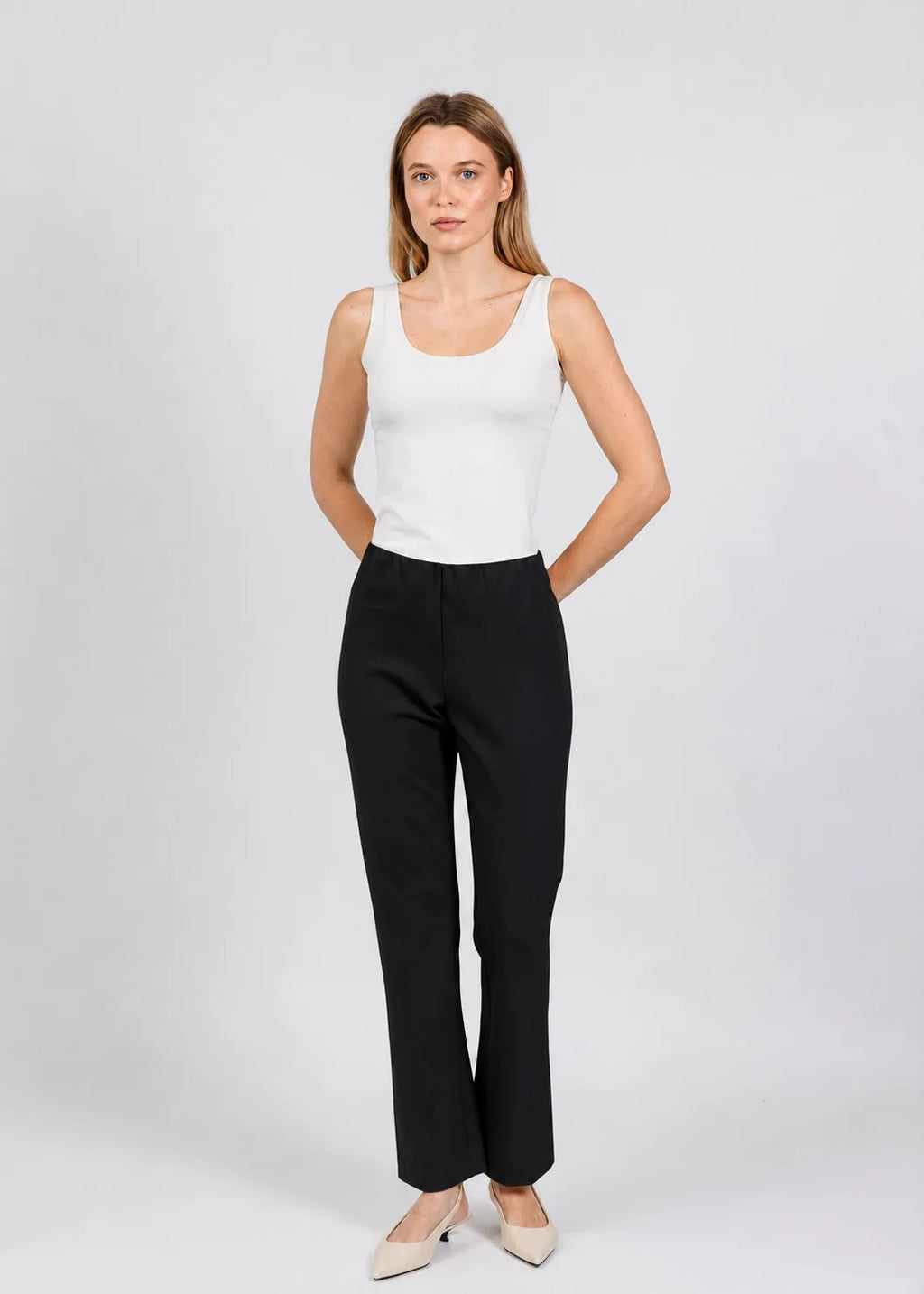 Ponte Pant Pull-on Wide Leg