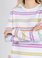 Stripe Crew Neck Sweater