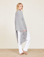 CozyChic Lite® Heathered Travel Shawl Dove Gray