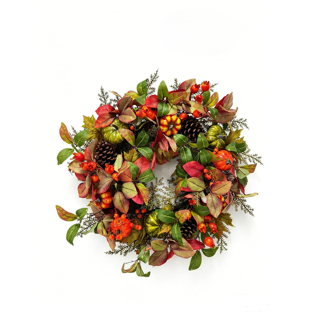 Pumpkin Berry Wreath, 24"