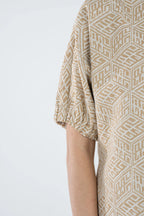Poppy Top - Mosaic Monogram