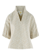 Poppy Top - Mosaic Monogram