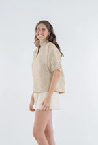 Poppy Top - Mosaic Monogram