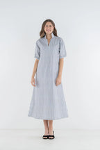 Poppy Maxi - Black Stripe