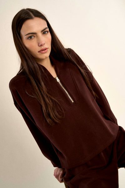 LADIES KNITTED SWEAT