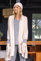 CozyChic Lite® Heathered Travel Shawl Stone