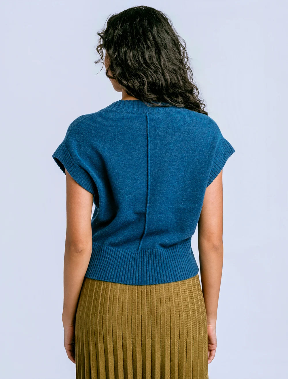 Gwyneth Vest Mosaic Teal