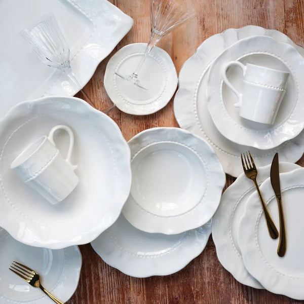 Giorno White Dinner Plate
