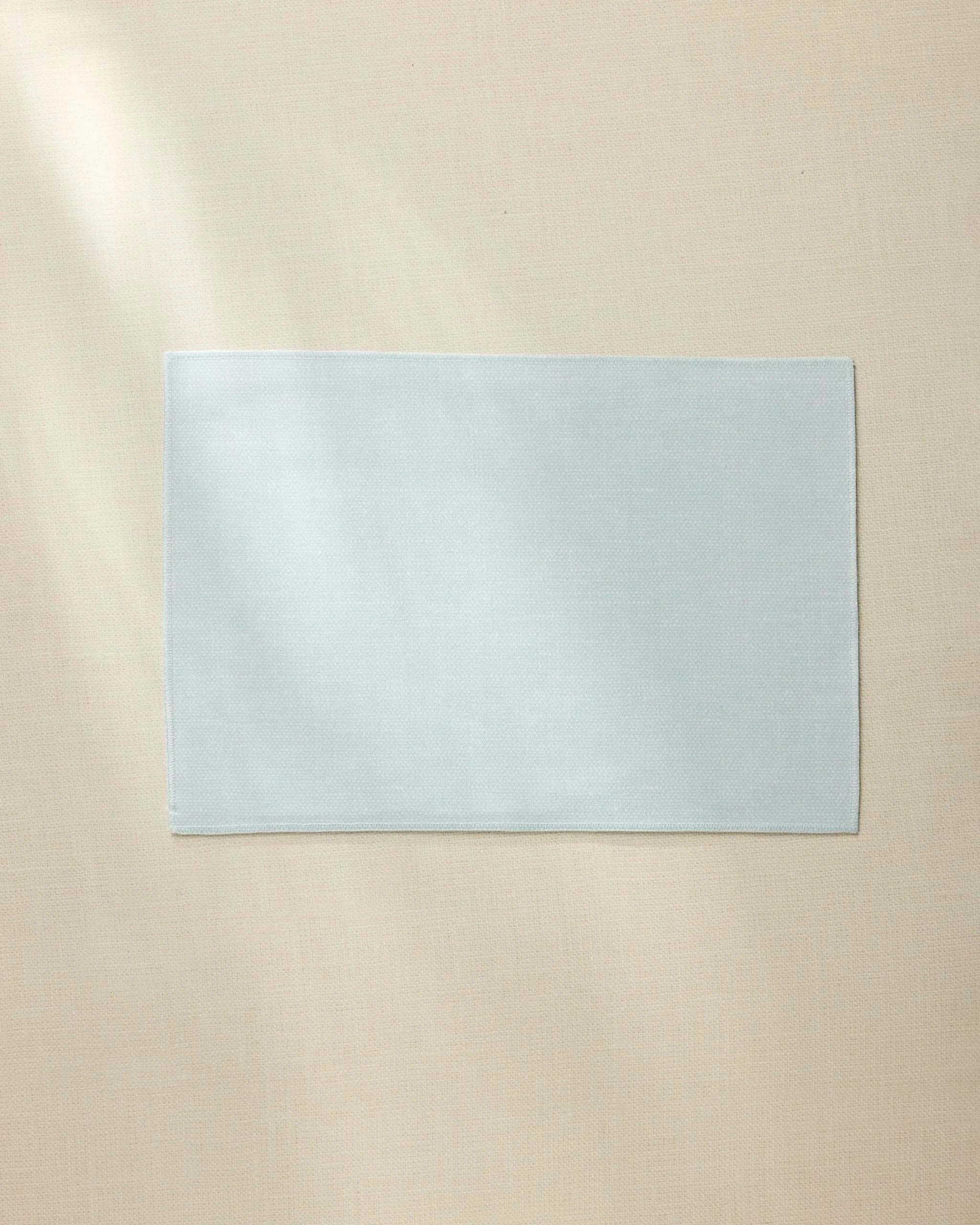 Chambray Light Blue Placemats Set of 8