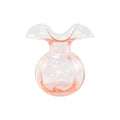 Vietri Hibiscus Pink Clear Bud Vase