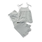 ORGANIC COTTON GAUZE ALAIA PAJAMA CROP SET
