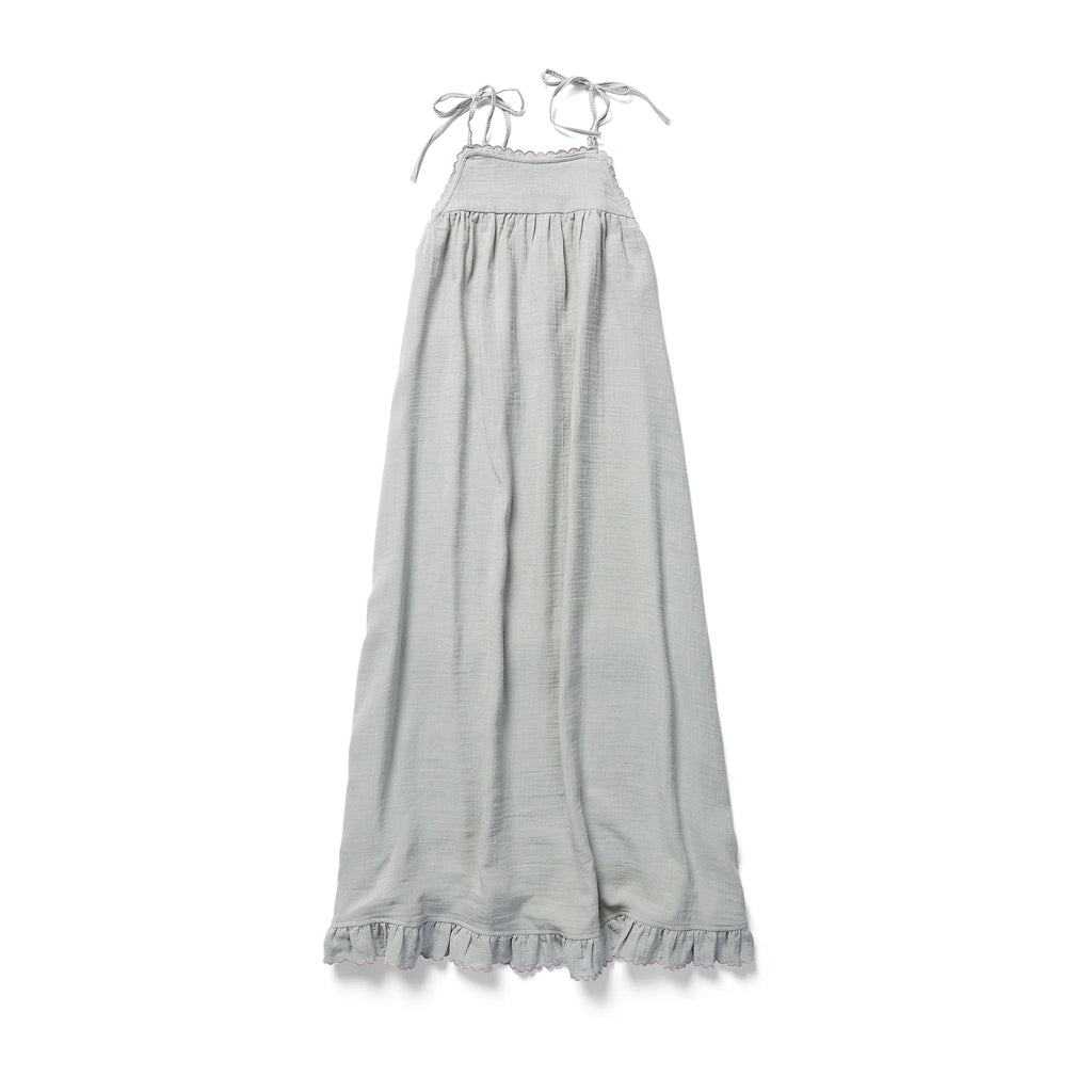 ORGANIC COTTON GAUZE ALAIA NIGHTGOWN SLIP DRESS