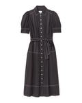 Francesca Midi Dress-Noir