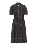 Francesca Midi Dress-Noir